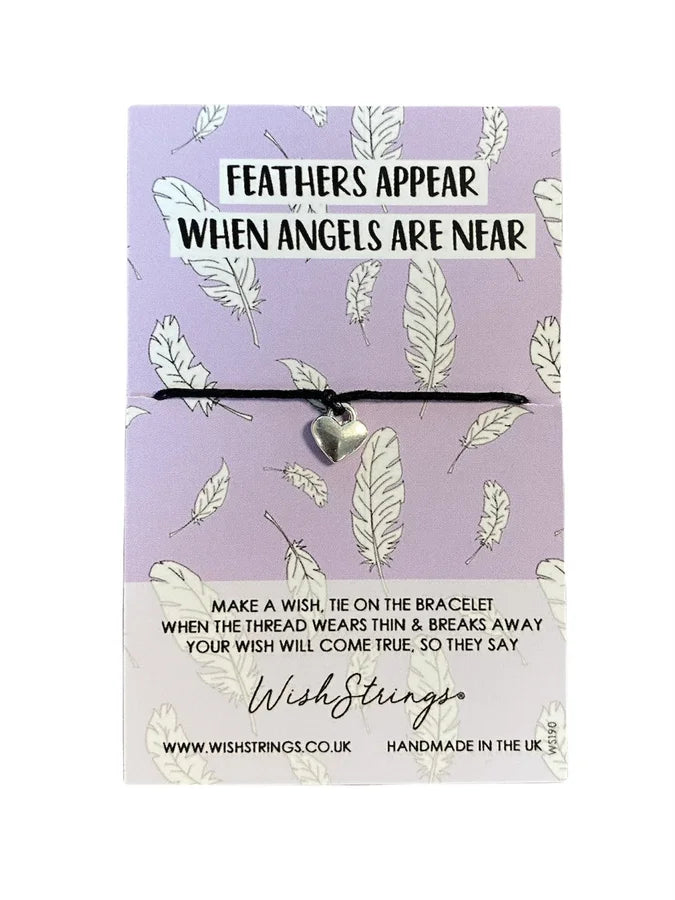 "Feathers Appear..." Wish Bracelet