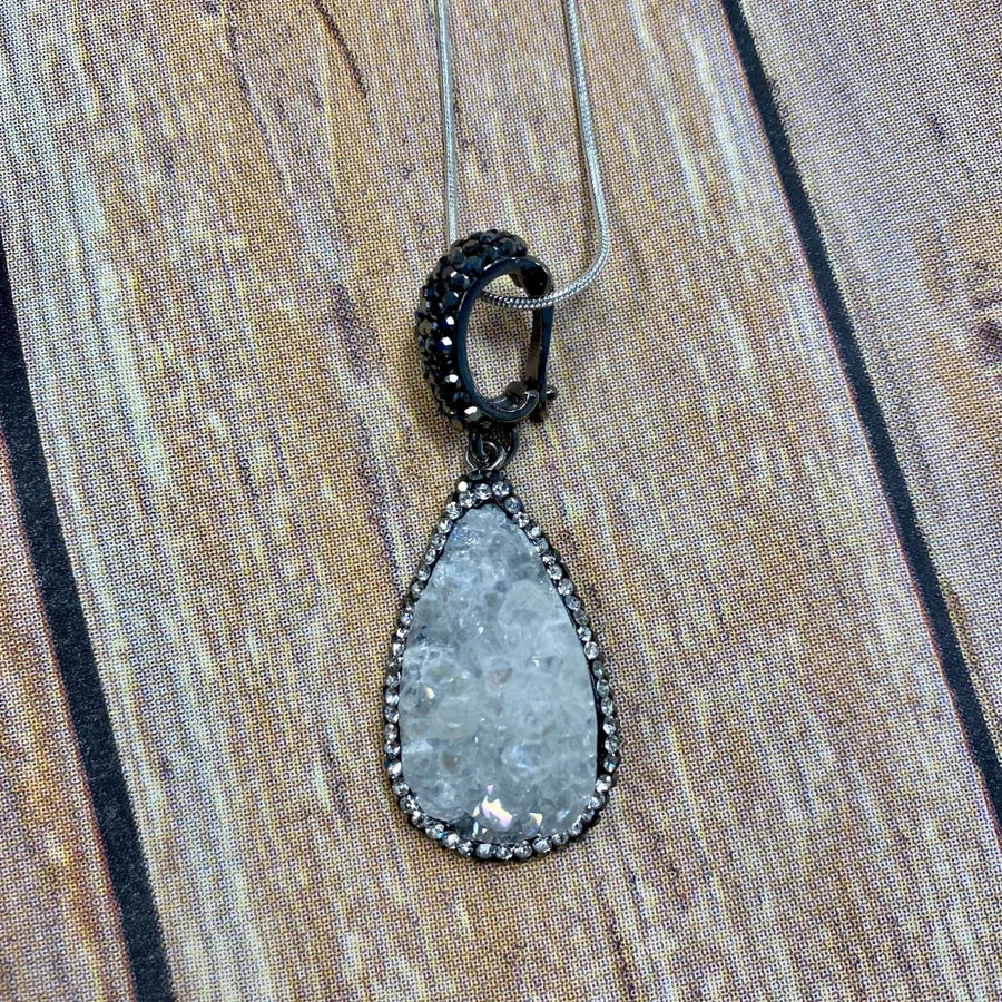 DRUZY PAVE NECKLACE