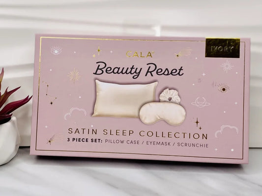 Pineapple Beauty - CALA Ivory "Beauty Reset" Satin Sleep Collection (3 Piece Set)