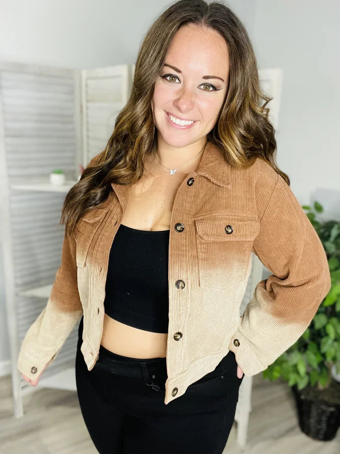 "Fall Sweet Fall" Corduroy Jacket - Reg/Plus (3 Colors)