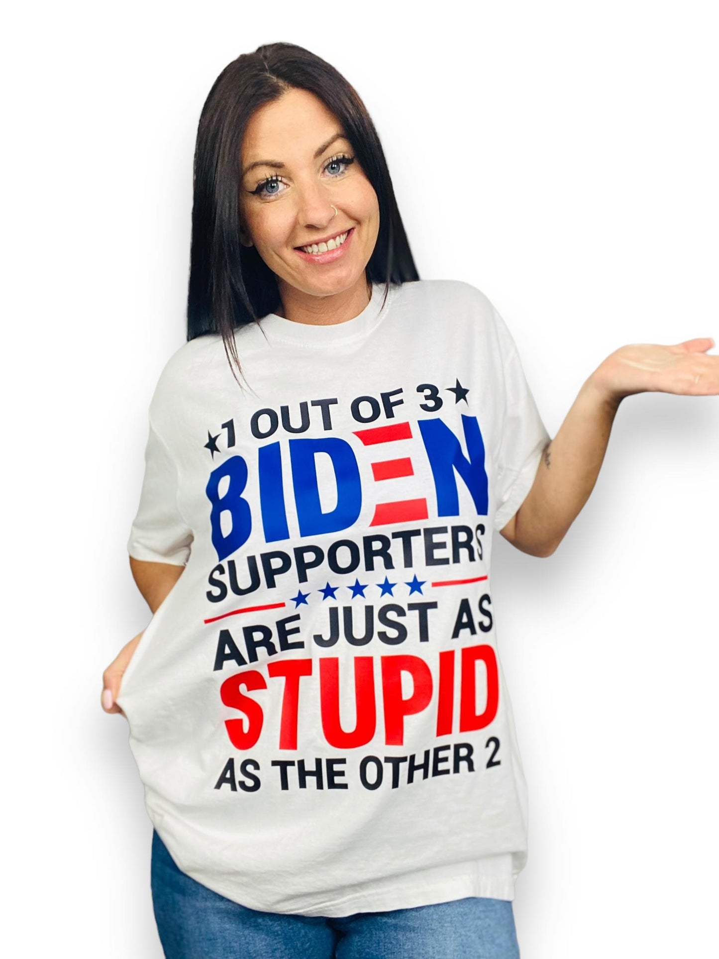 "1 Out of 3 Supporters" Short Sleeve T Shirt