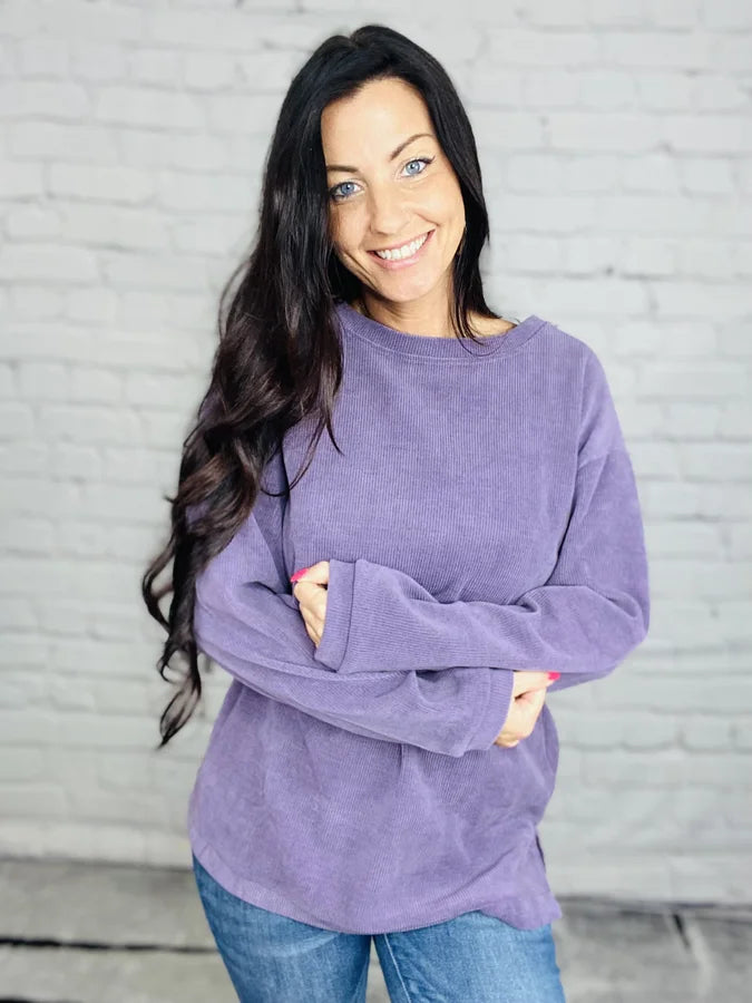 "The Sarah" Crewneck Top - Reg/Plus (Multiple Colors)