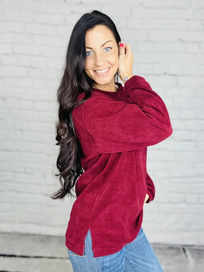 "The Sarah" Crewneck Top - Reg/Plus (Multiple Colors)