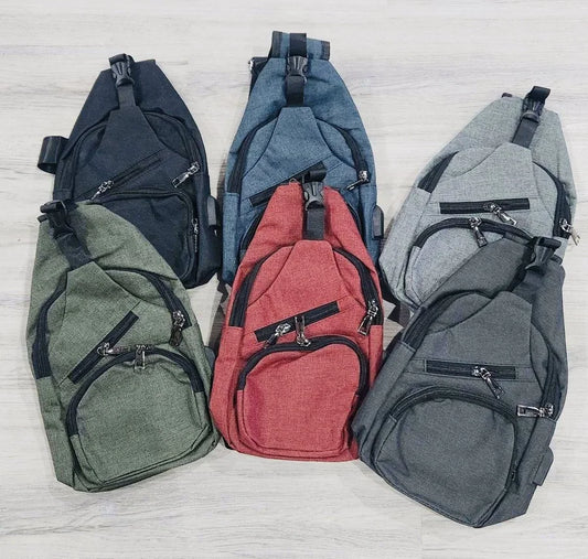 Charging Port Sling Bag