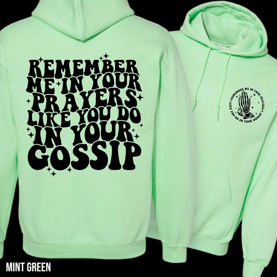 "In Your Gossip" (Black Ink) Crewneck Sweatshirt