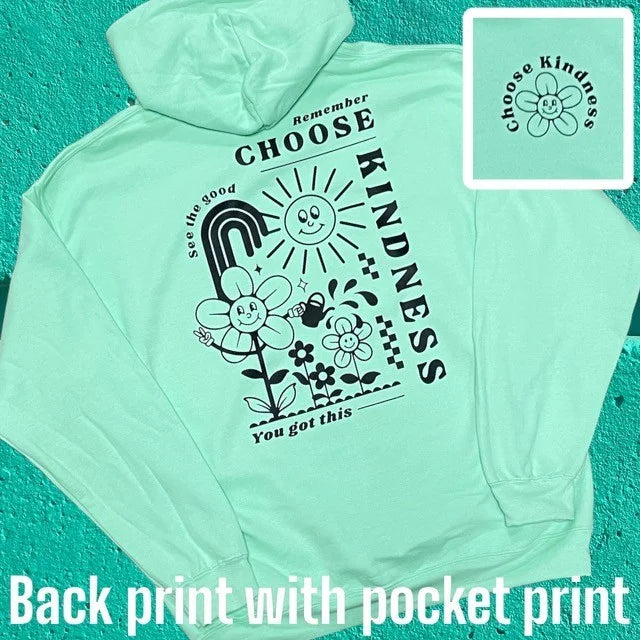 "Choose Kindness" Short Sleeve/Hoodie