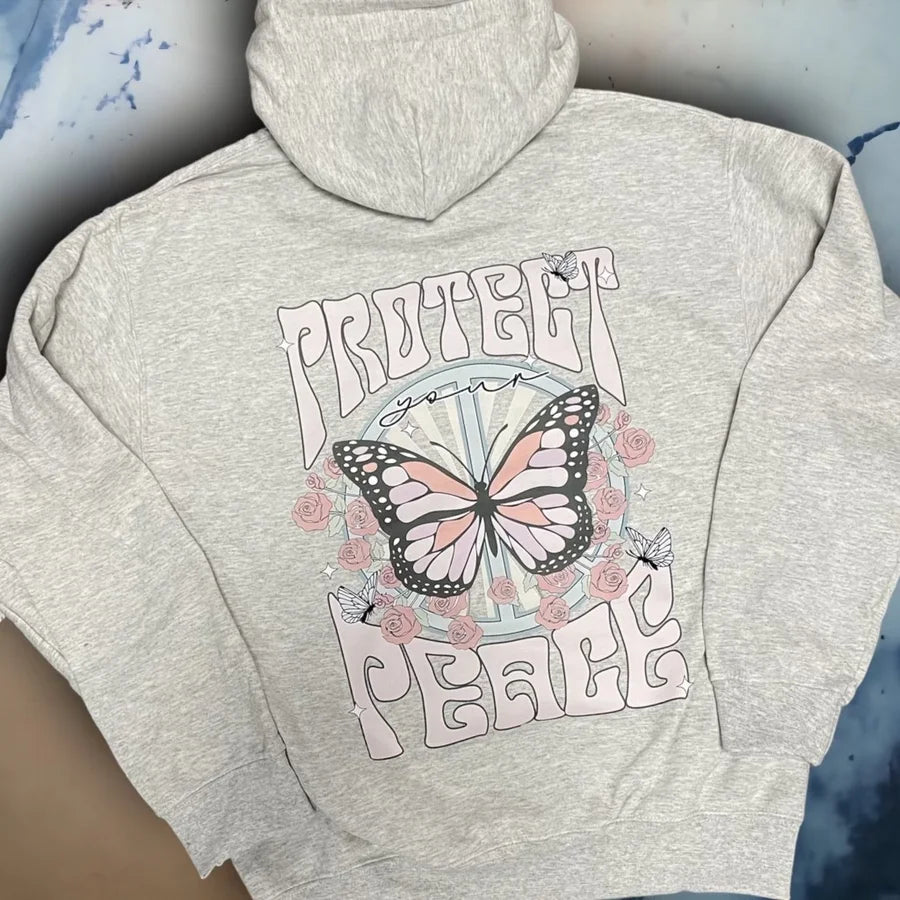 "Protect Your Peace" Graphic Hoodie