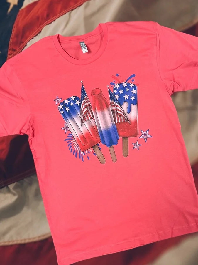 "Bomb Pops" Short Sleeve T Shirt