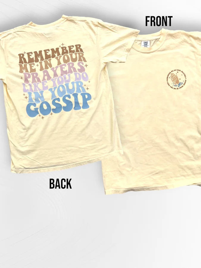 "In Your Gossip" (Colored Ink) Short Sleeve T Shirt