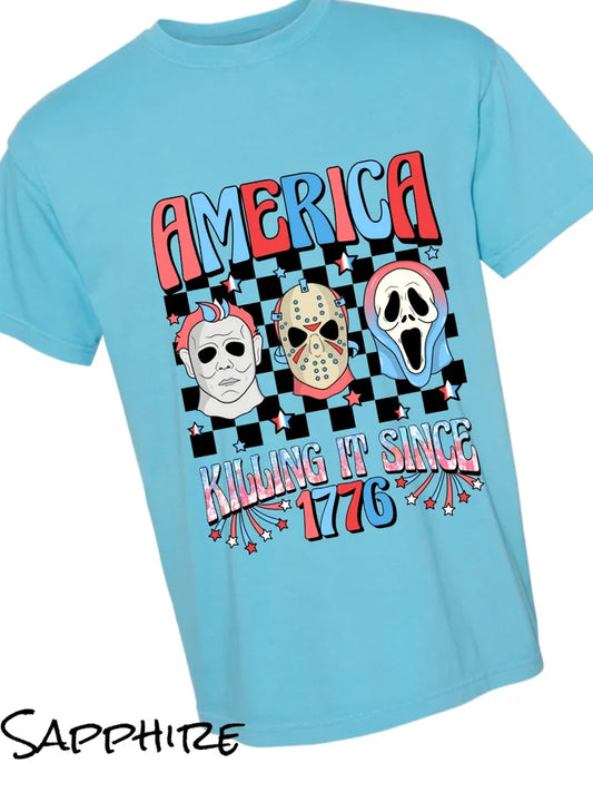 "Killing It Since 1776" UNISEX Fit Short Sleeve T Shirt