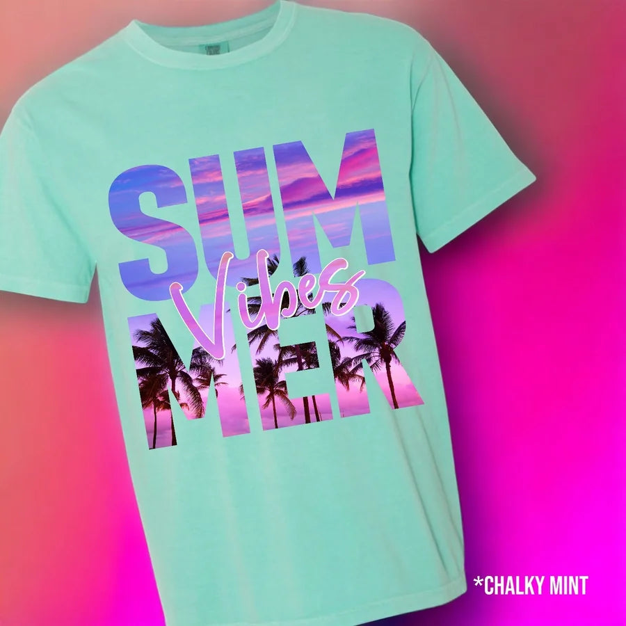 "Summer Vibes" Short Sleeve T Shirt