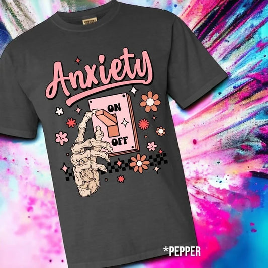 "Anxiety Switch" Short Sleeve T Shirt