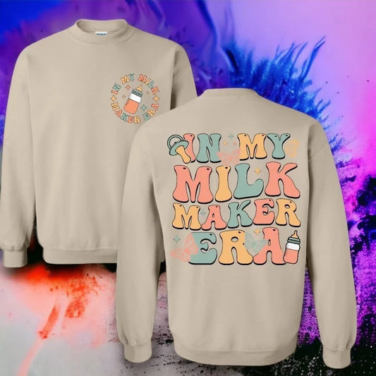 "In My Milk Making Era" Crewneck Sweatshirt