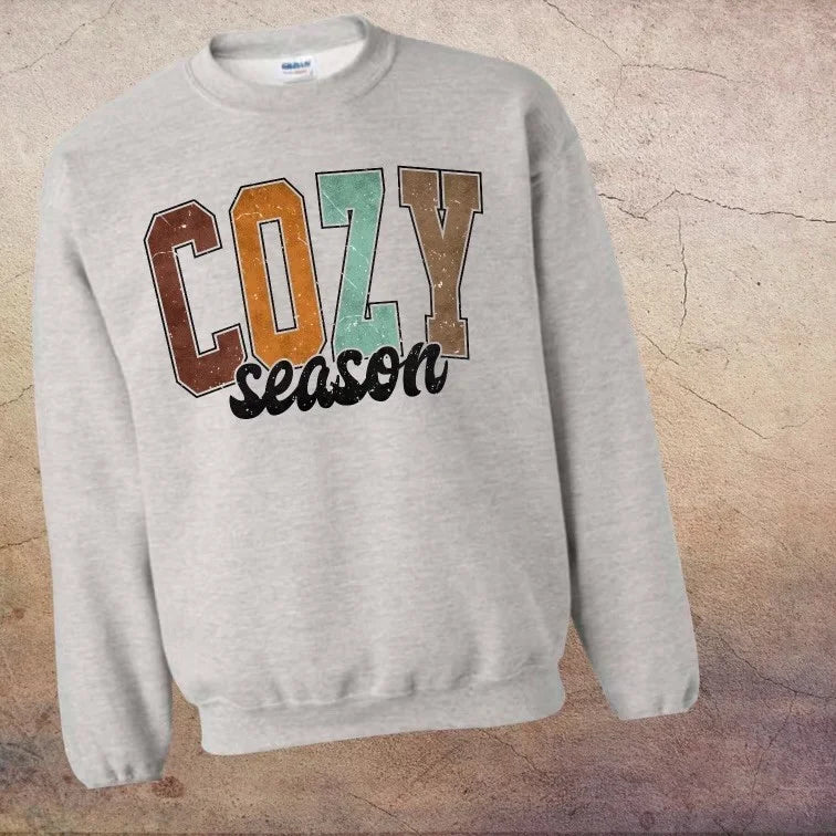 "Cozy Season" FRONT PRINT ONLY Crewneck Sweatshirt