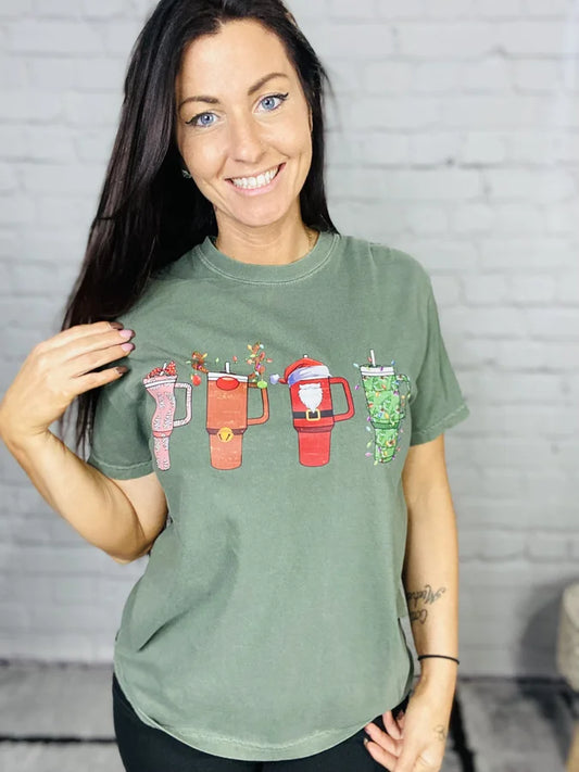 "Christmas Cups" Short Sleeve/Crewneck/Hoodie