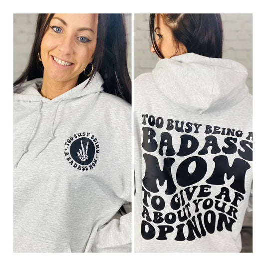 "Bad*ss Mom" Graphic Hoodie