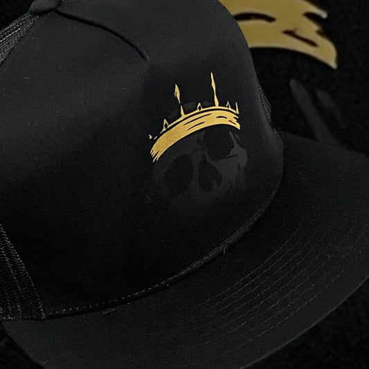 "Adjust Your Crown" Black Snapback Hat