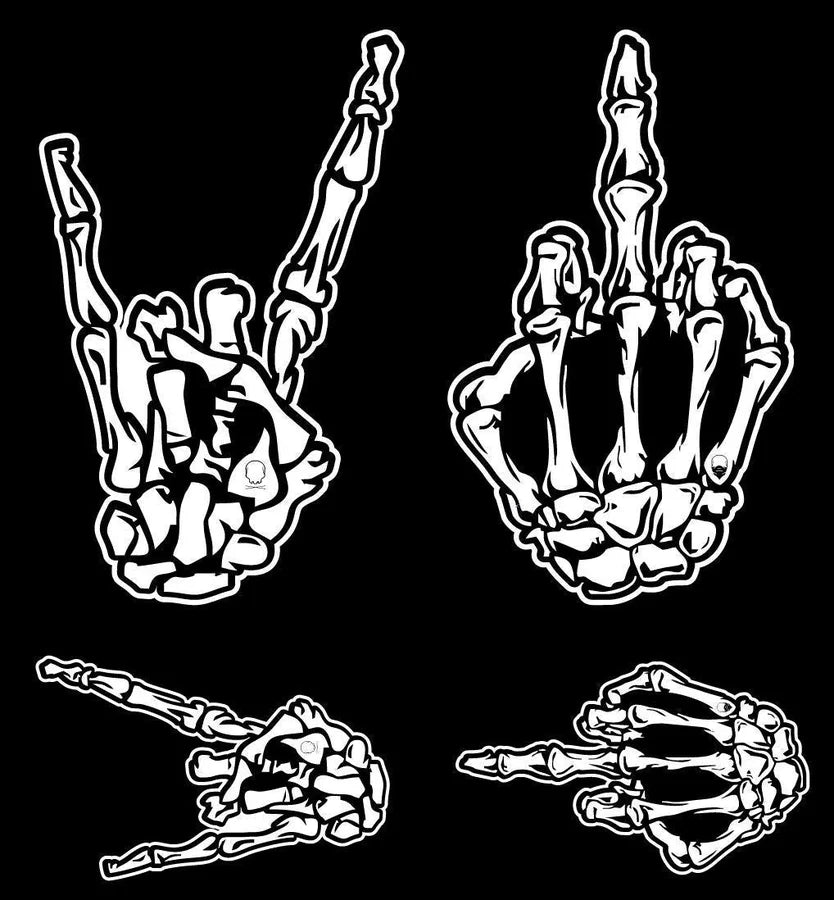 FU/Rocker Decal - 4 Pack – Butterfly Threads