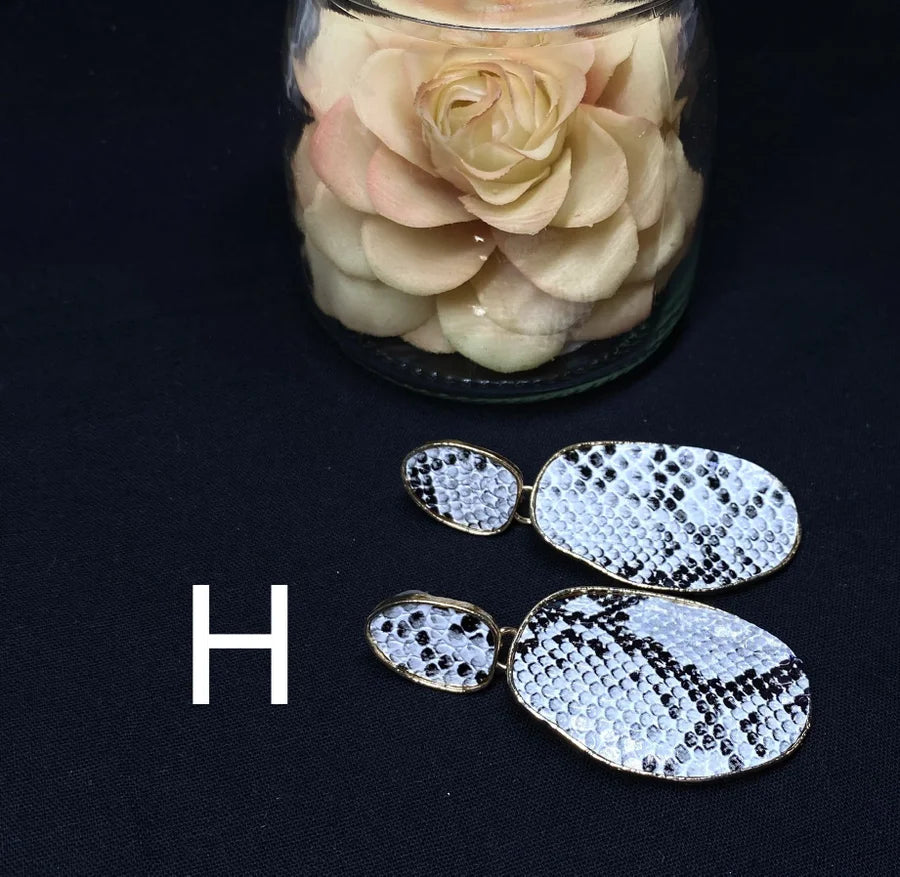 Assorted Snakeskin Earrings
