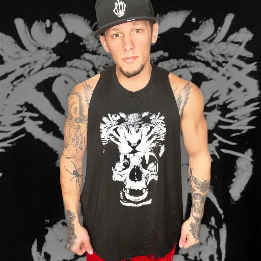 "Savage" Stringer Tank Top