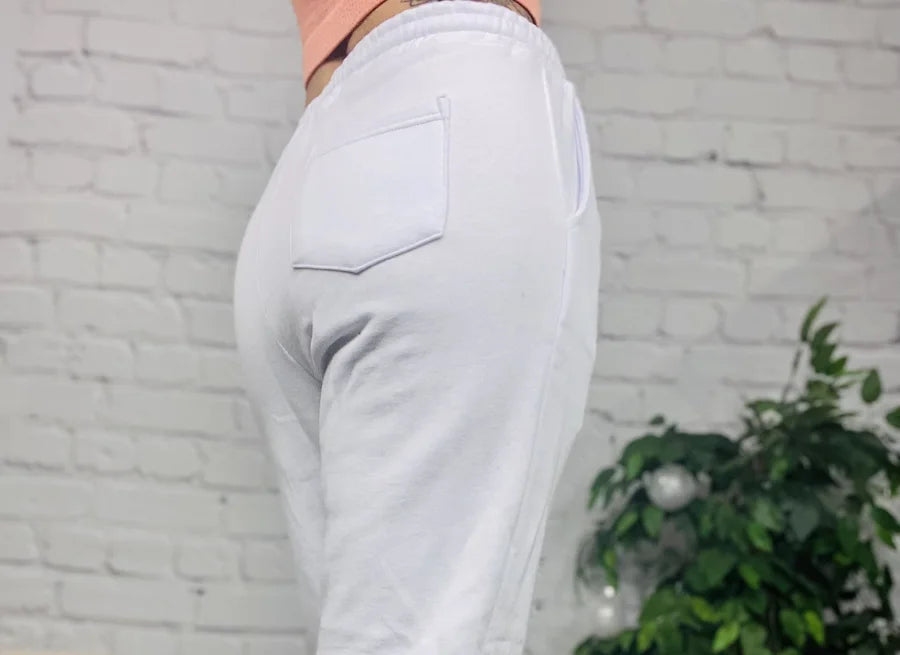 FTNJ Joggers WHITE