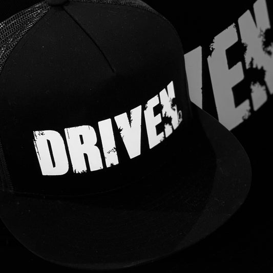 "Driven" Black Snapback Hat