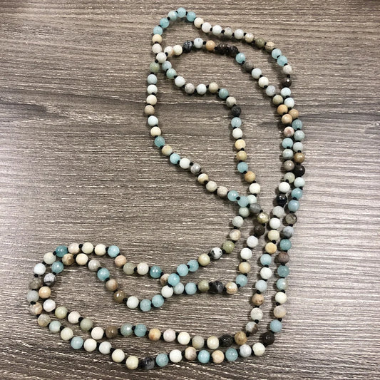 Ocean Lover Beaded Necklace - 60"