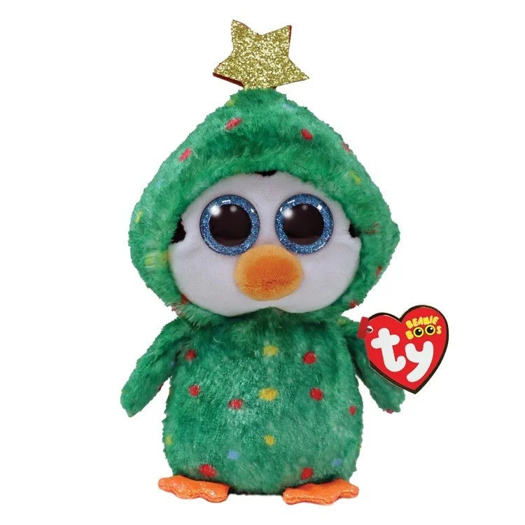 "Noel" the Green Penguin Tree - Plush Toy by TY Inc.