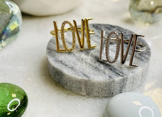 Sterling Silver "LOVE" Ring