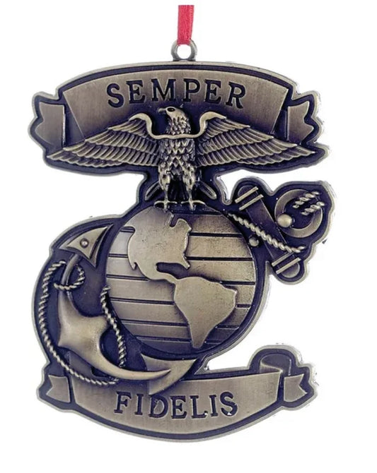 Marine Corps. "Semper Fidelis" Ornament