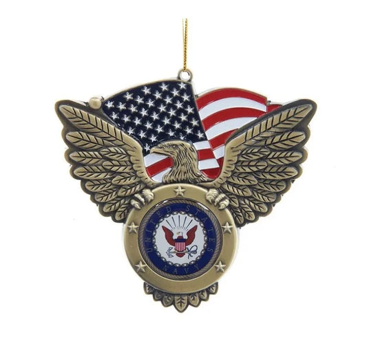 U.S. Navy Eagle w/ Seal Ornament