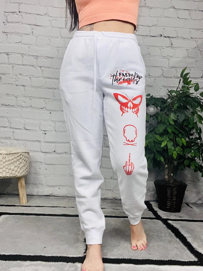 FTNJ Joggers WHITE