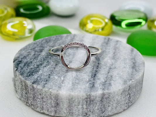 Sterling Silver Circle Ring