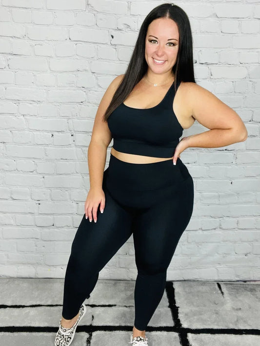 "The Extra Mile" Racerback Tank Top & Leggings Set